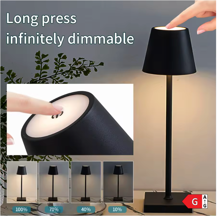 Lámpara LED Táctil Minimalista – 3 Modos de Luz