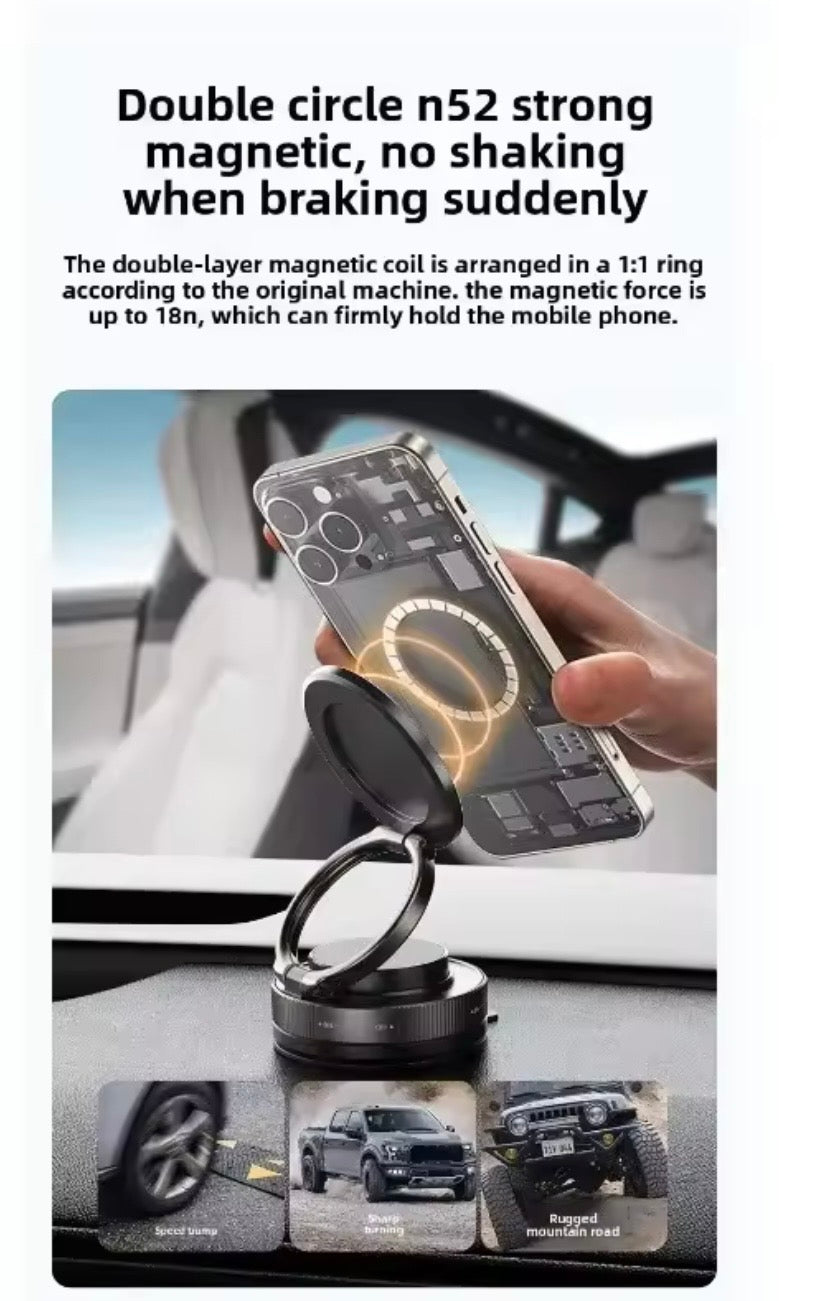 GripMag360™ – Soporte Magnético de Alta Potencia con Rotación 360°